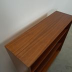 Noten Fineer Boekenkast Lp Kast Met Legplanken Nr. 1 thumbnail 6
