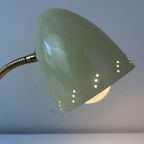 Vintage Bureaulamp - Geperforeerd Metaal, Cremekleurig thumbnail 6
