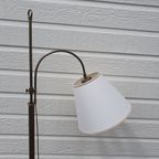 Staande Lamp - Vloerlamp - Klassiek - Leeslamp - Metaal/Stof thumbnail 12