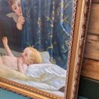 Grote Brocante Lijst Met Wel Een Hele Mooie Afbeelding😍 thumbnail 4