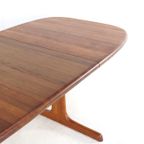 dyrlund Ovalen 1x Verlengbare Teak Eettafel Deens Vintage Massief Teak thumbnail 9