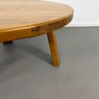 Ronde Massief Eiken Brutalist Salontafel thumbnail 6