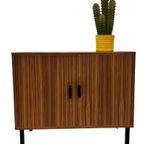 Vintage Kastje Compact Plak Fineer Jaren 70 Design thumbnail 24