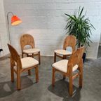 Vintage Scandinavische Stoelen Set. (Glostrup Denemarken) thumbnail 2