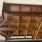 Prachtig Vintage Barok Kabinet In Wortelnootfineer thumbnail 9
