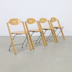 4x Postmoderne Klapstoel, Ruud-jan Kokke <<<brand>>>, 1980s thumbnail 12