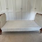 Vintage Notenhouten Bed Louis Xvi Stijl thumbnail 6