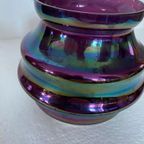 Art Deco Vaas Van Bohemian Iridescent Glas thumbnail 3