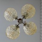 Vintage Plafondlamp, 4-Armige Lamp - Hout, Amberkleurig | 01200 thumbnail 11