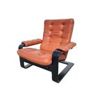 Mcm Design Fauteuil En Voetbank, Lystolet, Zweden,1970S thumbnail 8