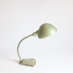 Flexible Metal Gooseneck Desk Lamp By Erpé, Belgium 1930S thumbnail 2