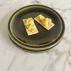 4 Groene Vintage Dinner Borden Koninklijke Goedewaagen thumbnail 6