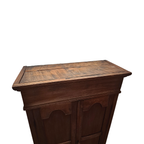 Vintage Teak Houten Kast In Oude Stijl thumbnail 9