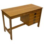 Vintage Bureau Werkplek Compact Jaren 60 Pinewood Grenen thumbnail 24