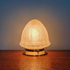 Art Deco Plafondlamp Van Gesatineerd Glas, Jaren 20 thumbnail 14