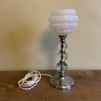Jaren 30 Jacques Adnet Tafellamp Schemerlamp Frans thumbnail 4
