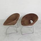 Set Van 2 Designstoelen In De Stijl Van Artifort, Leolux, Pierre Paulin thumbnail 8
