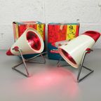 Duo 1960'S Philips Infraphil Lampen. Prijs Voor Het Paar thumbnail 3