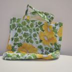 Handgemaakte Tote Tas Gele Bloemen thumbnail 5