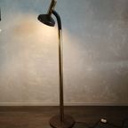 Brass Goose Neck Floor Lamp By Egon Hillebrand, 1970S thumbnail 5