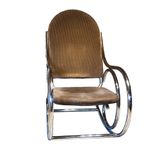 Thonet Chrome-stalen Schommelstoel thumbnail 6