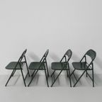 Set Van 4 Industriële Stalen Klapstoelen Du-Al Dare Inglis thumbnail 7