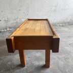 Brutalist Pine Side Table thumbnail 3