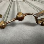 Art Deco Handdoekhouder – Glas En Messing thumbnail 11
