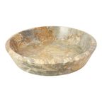 Prachtige Zware Grote Marmeren Fruitschaal Xl Natuursteen 40cm thumbnail 5