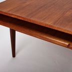 Extendable Coffee Table Designed By Johannes Andersen For Uldum Møbelfabrik, Denmark 1960’S. thumbnail 17