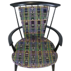 Vintage Stoel Spijlenstoel Fauteuil thumbnail 4