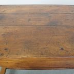 Zeer Mooie Antieke Franse Eettafel Van Vruchtenbomen Hout Met 3 Lades Uit Eind 18e Eeuw thumbnail 12