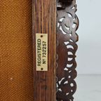 Pair Of English Antique Jacobean Monk Armchairs / Tables By F. Parker & Sons Ltd thumbnail 12