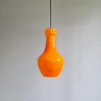 Vintage Oranje Opaline Hanglamp, Jaren 60 thumbnail 9