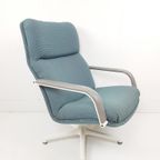 Vintage Artifort Draaifauteuil | De Ploeg Stof 'Grape' thumbnail 6