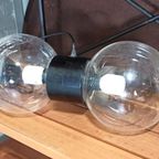 Vintage Dubbele Bol Hanglamp thumbnail 3