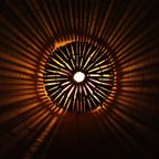 Bamboe Wandlamp Rond Bruin S thumbnail 5