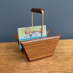 Teak Napkin Holder 1960S thumbnail 2