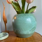 Vintage Turquoise Vaas - Gubbels Helden thumbnail 12
