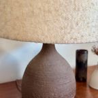 Vintage Xl Brutalist Keramiek Tafellamp Jaren 60 Krosselbach thumbnail 6