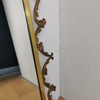 Vintage Barok Messing Spiegel Kuifspiegel Schouwspiegel thumbnail 9