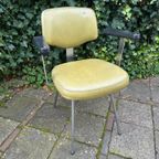 Mid Century Groene Gispen Stoel Met Armleuningen 1950S thumbnail 6