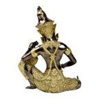 Brons Boeddha Sculptuur Beeld Thailand Gouden Khon Godin 23Cm thumbnail 4