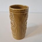 Retro Vaas Okergeel Tikibar Fifties Stijl thumbnail 9