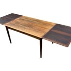 Vintage Eettafel Palissander Table Jaren 70 Verlengbaar thumbnail 2