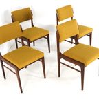 Set 4 Eetkamerstoelen 'haarlem' Vintage Gestoffeerd thumbnail 14