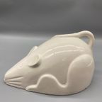Grote Wit Keramiek Muis thumbnail 9