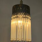 5 Beschikbaar ! Vintage Opaline Staafjes Hanglampen Kroonluchters thumbnail 3