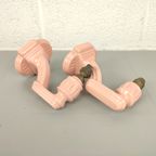 Koppel Franse Porseleinen Wandlampen thumbnail 3