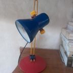 Vintage Vrieland Memphis Stijl Bureaulamp Jaren 80 thumbnail 4